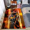 Motorcycle Racer Art Carpet suitable as a non-slip mat for the living room or bedroom sofa