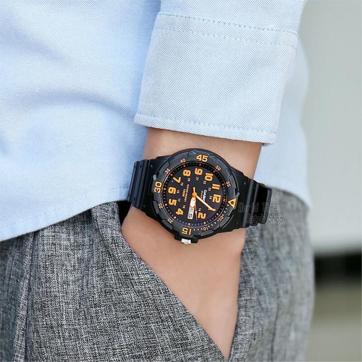 Casio Мужские ЧАСЫ для ПОДРОСТКОВ Черные MRW-200H-4B MRW-200H-4B