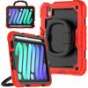 Rotating Stand Armor Case Universal For iPad Mini 7 2024 A17 Pro Mini 6 2021 8.3 A2993 A2995 A2568 With Handle Grip Hybrid Cover