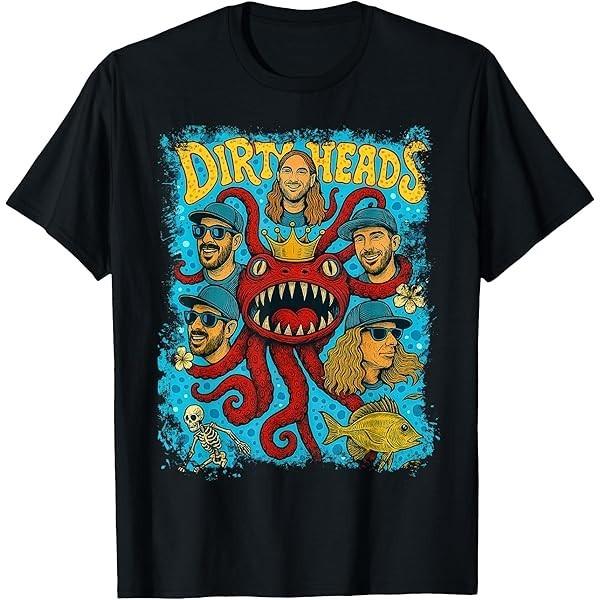 Dirty Heads in Retro Funny Style T-shirt S to 5XL NZ803