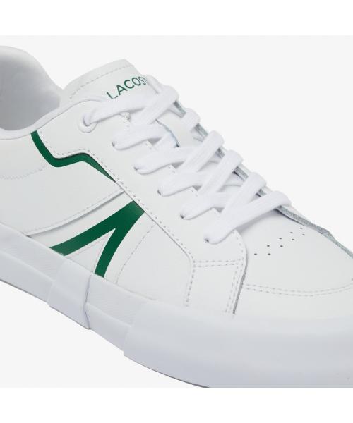Lacoste Женские кроссовки L004 с контрастными вставками из кожи RZ8002W54N082