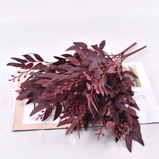 Искусственное растение, современное, не увядающее, устойчивое к ультрафиолетовому излучению, свадебная зелень, стебли, искусственный букет, декор для вечеринки