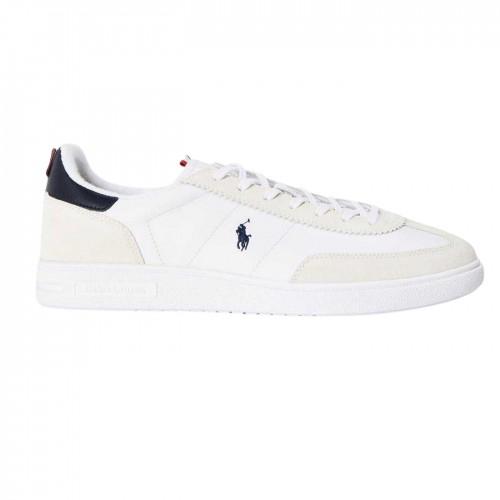 Ralph Lauren Mens Bedford Leather Trainers