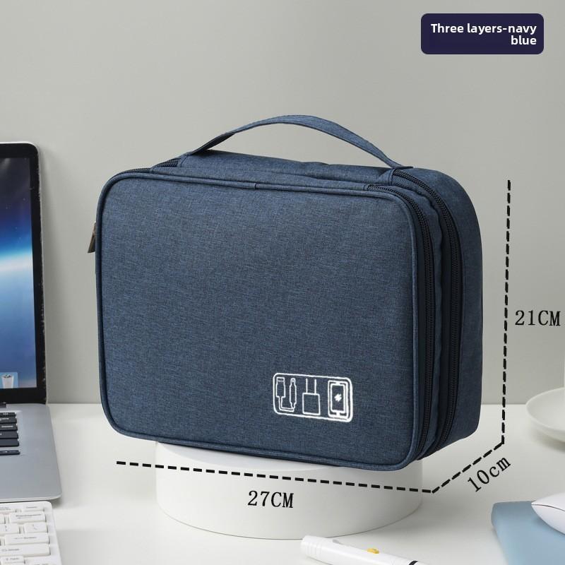 Travel Digital Storage Case With Shockproof Design For Power Banks And Headphones