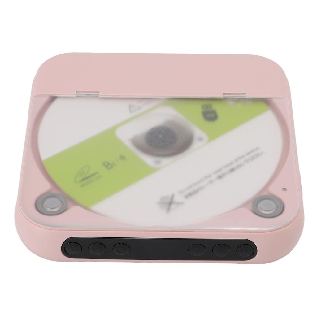 Portable CD Player with Earphones Support CD USB AUX Input Rechargeable Bluetooth Music Player for