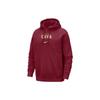 Nike Клубная флисовая толстовка City Edition NBA Cleveland Cavaliers Letter Hoodie для мужчин, темно-красная FB4826-698