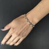 Серебряный браслет с фианитами, вес изделия 7,93 гр (2182801)