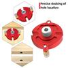 Self-Centering Woodworking Dowel Jig Adjustable Woodworking Hole Puncher  Cabinet Making