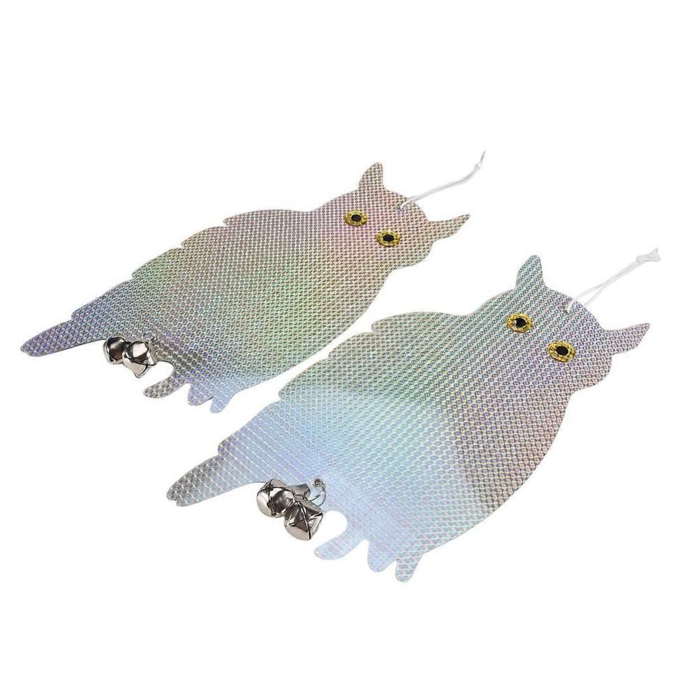 2PCS Owl Bird Repellent Bird Deterrent Hanging Device Effectively Keep Birds Away Scare Away Birds Garden Supplies