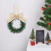 Мини рождественские венки для шкафов венки с лентами банты ягоды искусственные сосновые иголки венки для входной двери окна кухонные шкафы декор