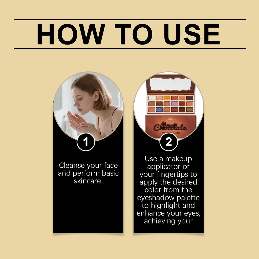 Палетка теней для век «Шоколад» Матовые, шиммерные, нейтральные коричневые тона Палетка для макияжа Высокопигментированная, для ежедневного макияжа Холодные тона