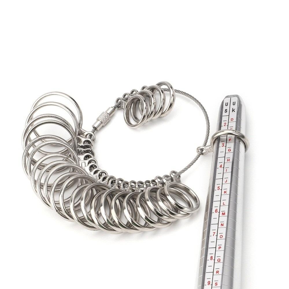 Accurate Measurement Ring Measurement Tool Finger Ring Gauge Kit Jewelry Sizing Measuring
