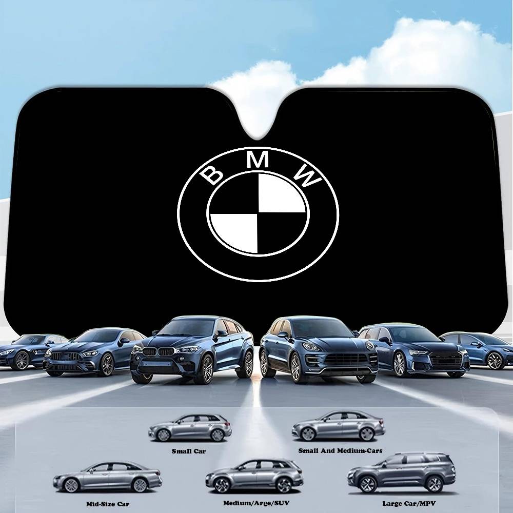 BBKG7 Роскошный Спортивный Автомобиль B-BMWs Складной Солнцезащитный Экран на Лобовое Стекло Автомобиля Блок Отражатель Портативный Дышащий Защитный Экран от УФ-излучения