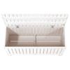 Garden Chest White 108 x 42.5 x 54 cm Solid Pine Wood