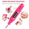 Professional USB Electric Nail Drill Polish File Kit with UV LED Nail Lamp Gel Manicure Dryer Lamp Acrylic Starter Set