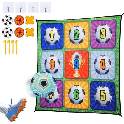 Футбольная игрушка EagleStone Darts 2 в 1 Как играть в дартс Набор для настенного крепления Длина 150 см 6 дротиков Футбольный мяч в комплекте Учебная спортивная игрушка для стрельбы в помещении