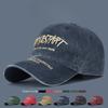 Spring and Autumn Trend Faded Hat Couple Street Vintage Washed Cotton Alphabet Embroidery Soft Top Shade Baseball Cap