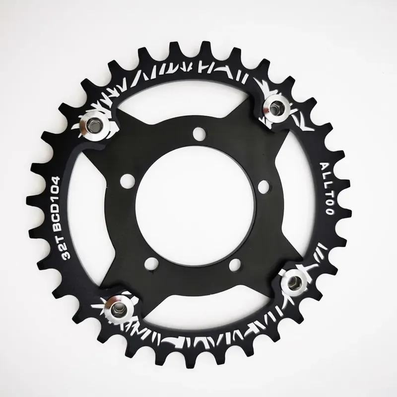 Электровелосипед Ebike 32 34 36 38T Звезда + Адаптер Для Bafang BBS01 02 Прочная Алюминиевый Сплав Звезда Аксессуары Для Ebike