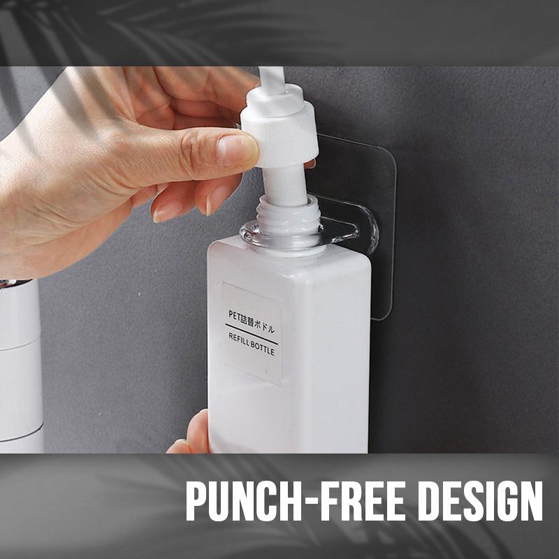 8pcs Punch-free Multifunctional Round Hook Shelf Support Holder Cabinet Shelf Adhesive Hook Kitchen Bathroom Hanging Rack Hook