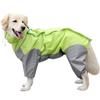 Dog Pet For Large and Small Fully With Lead Removable With Easy To Put On and Take Rainy Season For Going Out and Walking [Nyoniko] Raincoat,