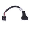 Usb 3.0 20-Pin Male To Usb 2.0 9-Pin Motherboard Header Female Adapter Cable