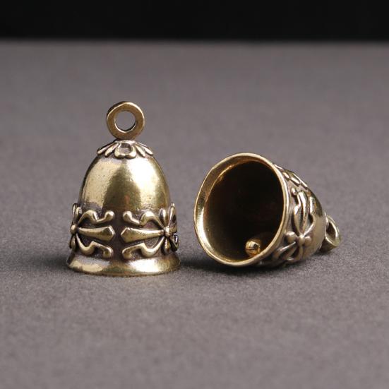 Multifunctional Bell Pendant Craft Bell Crisp Sound Brass DIY Sign for Home