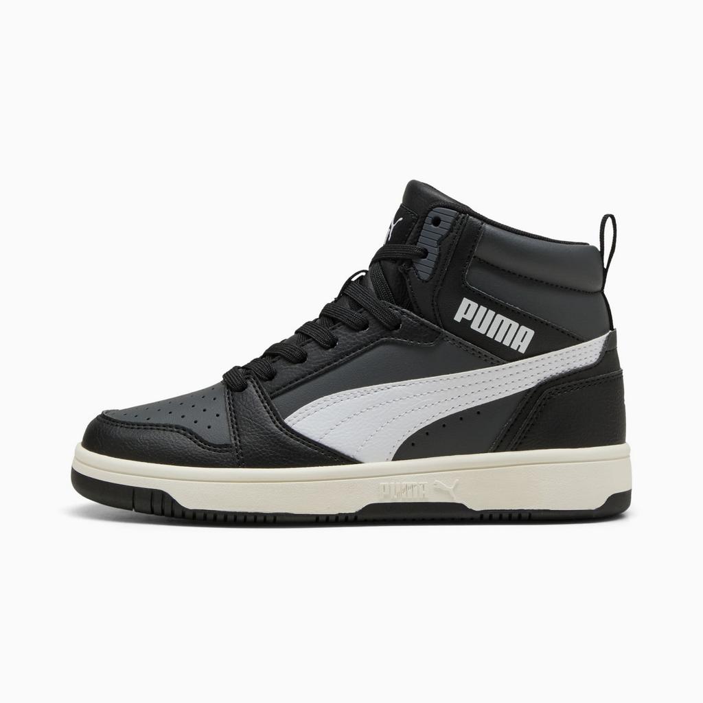 Puma REBOUND V6 MID JR children's sports shoes black 39383129 size 38.5