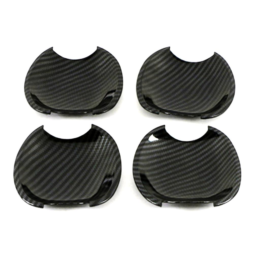 Для Toyota Corolla Camry Highlander Hilux Prius наружная дверная ручка с карбоновым принтом, молдинг, рамка, рамка