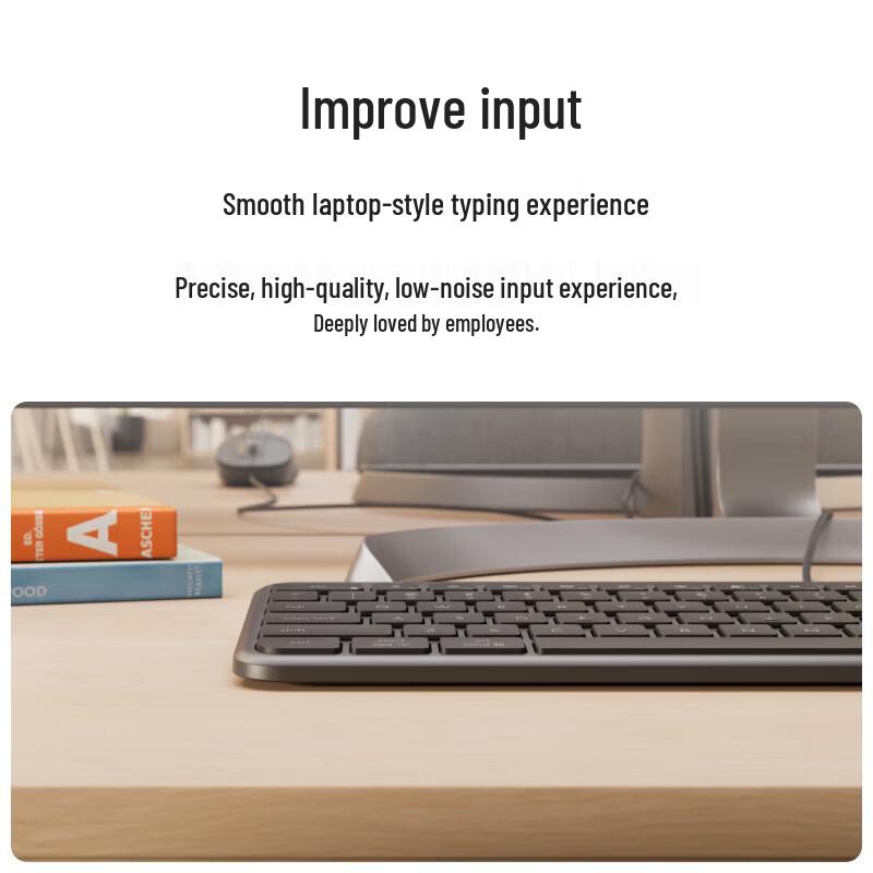 Logitech Проводной комплект клавиатуры и мыши MK620
