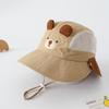 Cute Fishing Cap Children Breathable Protection UV Large Brim Beach Sun Hat Sunshade Quick Dry Mesh Cartoon Camping Bucket Cap