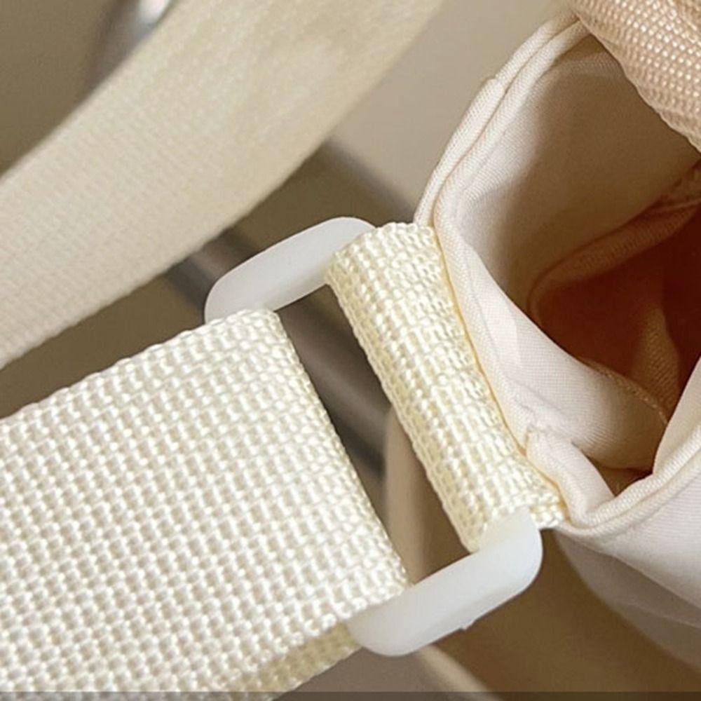 Zipper Bag Solid Color Itabag Cotton Doll Bag Shoulder Bag Creative Transparent Bags Women