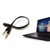 3.5mm Audio Mic Y Splitter Cable Headphone Adapter Female Fo 2 Male Adapter