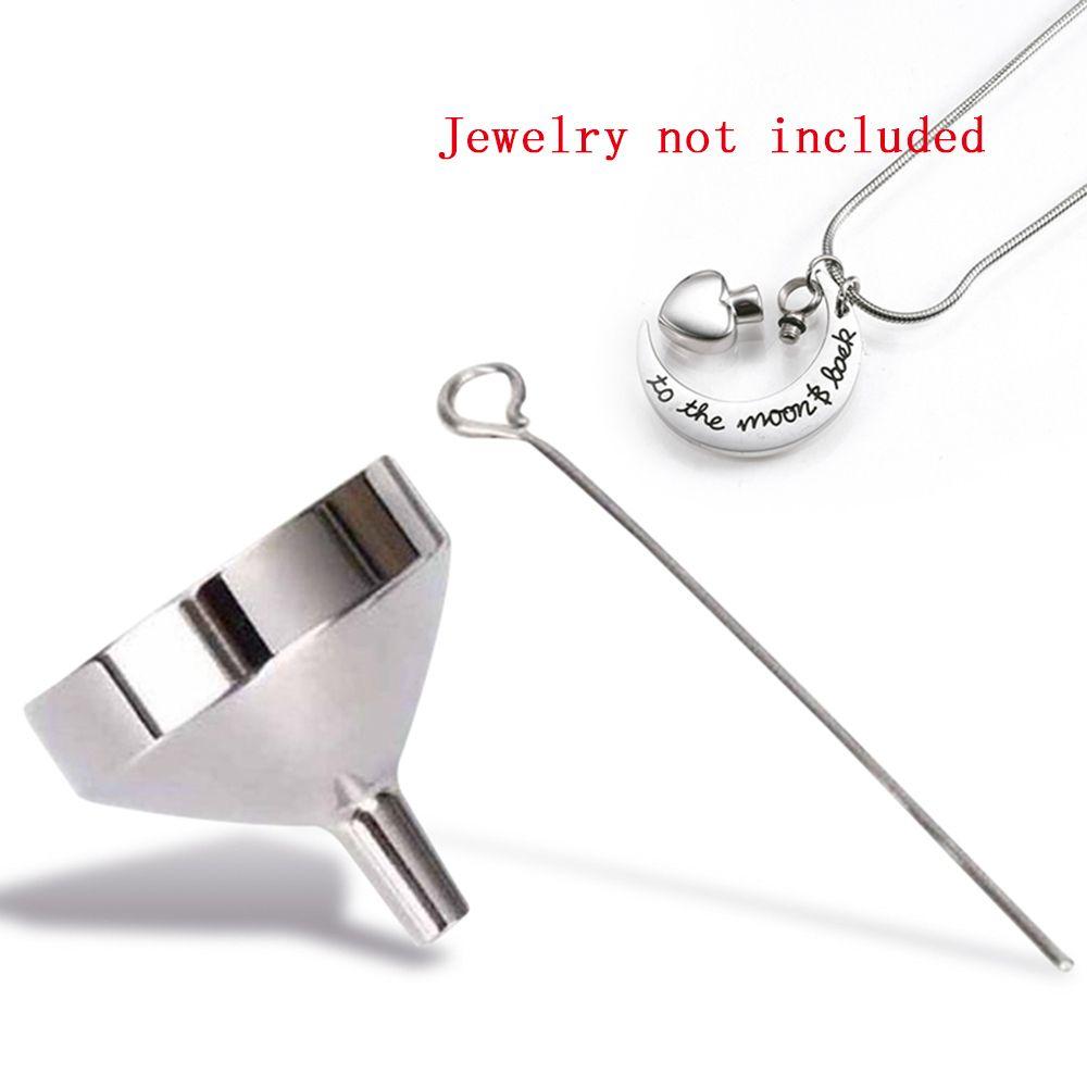 Ash Cremation Urn Family Memorial Jewelry Keepsake Memorial Funnel Fill Kit For Cremation Necklace