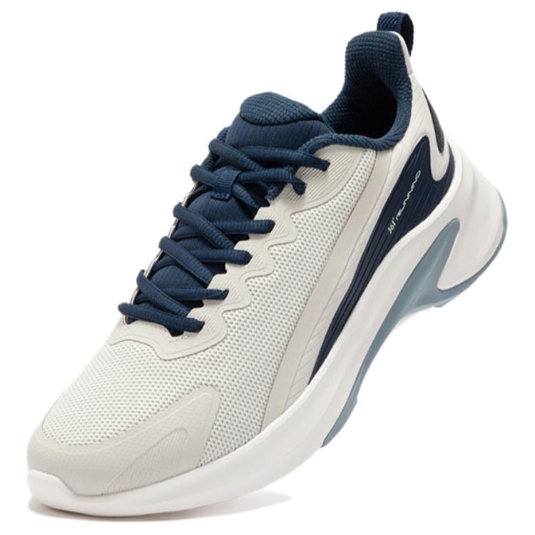 361 Cushioning Coverage Cushioning Coverage Low top Casual Running Shoes Men's Beige Blue 572342225 /
