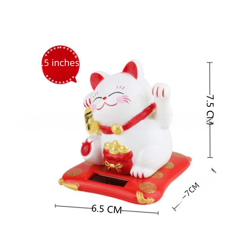 Солнечный Кот Удачи 2,5" для Авто и Дома, Подарок