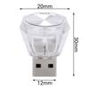2x Мини USB Амбиентный свет Светодиодная RGB Декоративная Лампа Динамическая Атмосферная Лампа Портативная Автомобильный Свет для Салона Домашний ПК Ноутбук Освещение