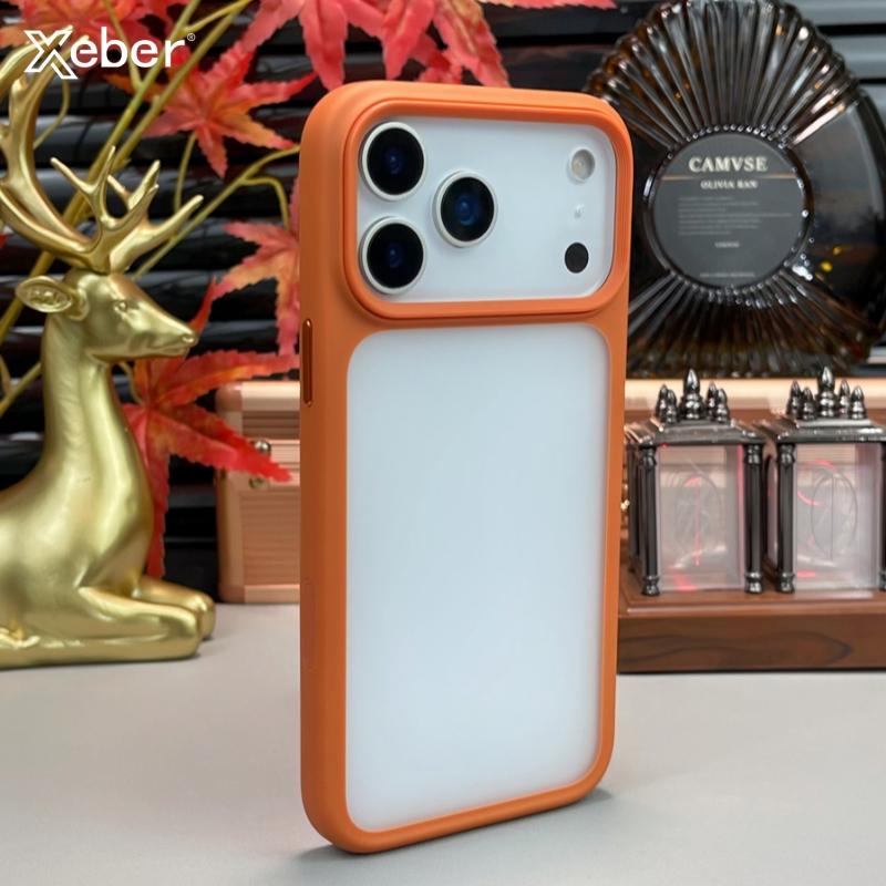 Transparent TPU Matte Case For iPhone 17 Air 17 Pro Max Camera Control Button Shockproof Clear Bumper Silicone Back Cover