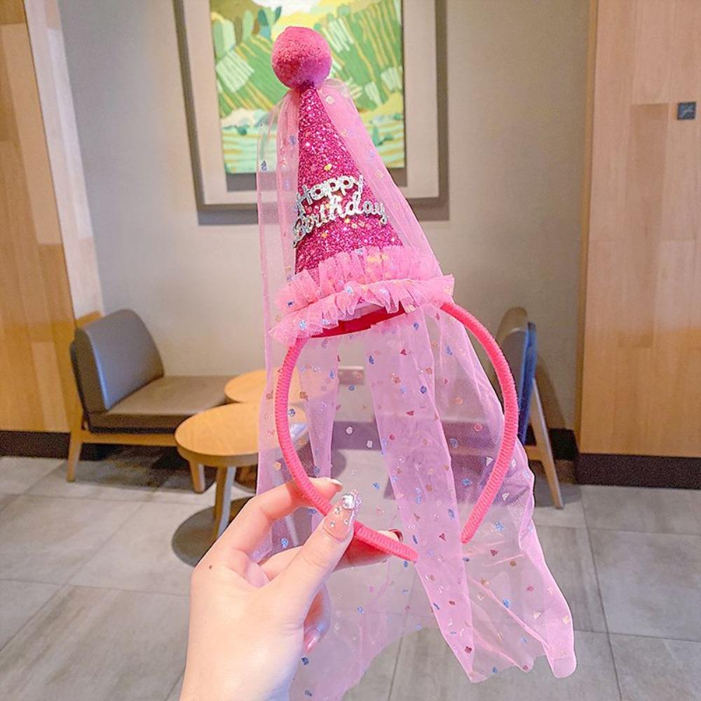 Принцесса Милые повязки на голову Трехмерная корона Аксессуары для волос на вечеринку С Днем Рождения Повязка на голову