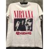 Футболка Nirvana Nevermind Даты Австралийского Тура Хлопок Графический Рок Гранж