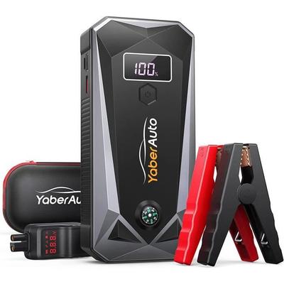 Автомобильный стартер - Бустер - 4000А - 26800 мАч - 12 В - Портативный с USB и LED