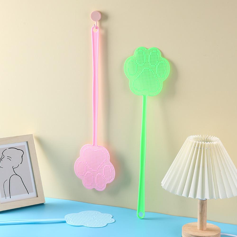 5pcs Plastic Thickened Fly Swatter Cute Flies-Racket Mosquito Killing Fly-Killing Swatter Home