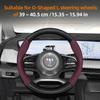 EHT1 Подходит для Buick Прошитый Кожа Матовая Текстура Углеродного Волокна Чехол на Руль Encore GX Envista Envision Enclave Черный