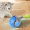 Интерактивная игрушка для кошек 2 режима, пластиковый автоматический электрический катящийся мяч, игрушки для дома