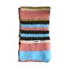 Striped Scarf Color Blocking Warm Neck Warmer Comfortable Neckerchief for Women Men Fall and Winter Outdoor Activities