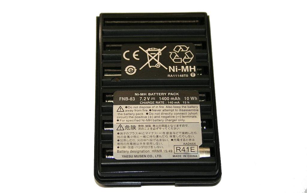 Standard Nickel Metal Hydride Battery Pack for FNB-83 FT-60