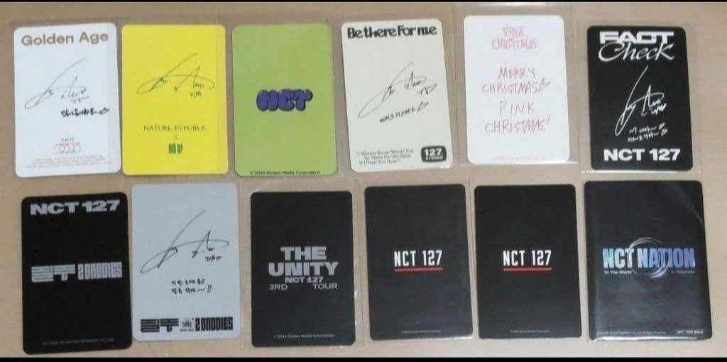 [USED] NCT127 trading cards set of 32 (Yuta)
