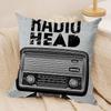 B-Британская группа Radioheads Наволочка Шелковистый Короткий Плюш Невидимая Молния Пылезащитная Наволочка для Дивана Для Домашнего Декора