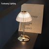 Crystal Retro Bedside Lamp - Luxury Rechargeable Night Light for Master Bedroom