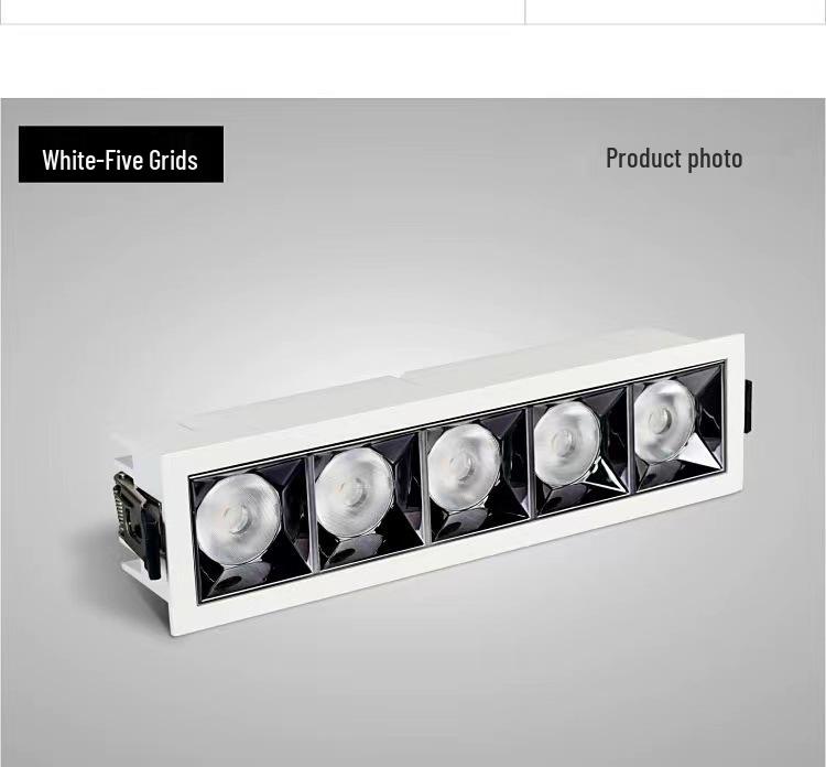 LED Strip Lights for Ceiling: Embedded Grille Spotlights for Hallway, Corridor, and Living Room