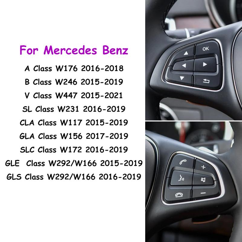 W176 W246 W156 W166 W292 W117 W218 W231 W447 Автомобильный Многофункциональный Переключатель Кнопок Управления на Рулевом Колесе Для Mercedes Benz